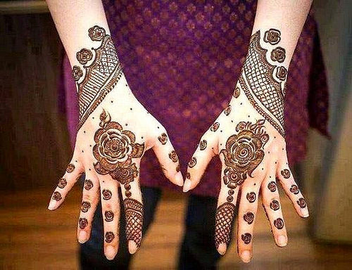 31 Unique And Beautiful Rose Mehndi Designs For D-Day!