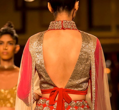 9 Best Indian Wedding Blouse Neck Designs Catalogue 2018