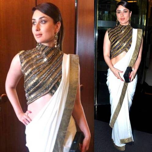Designer Brown Blouse For The White Sarees