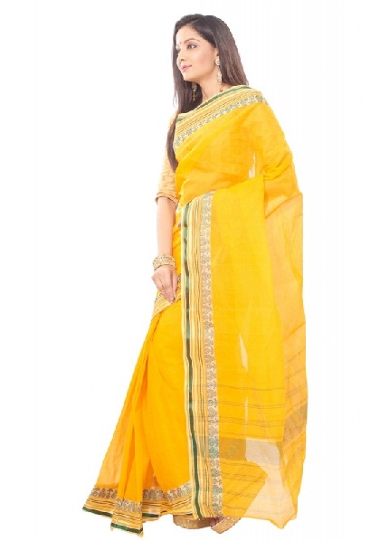 The Pochampally Yellow Saree