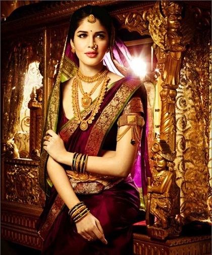 South Indian Bridal Sarees & Jewelry on Pinterest