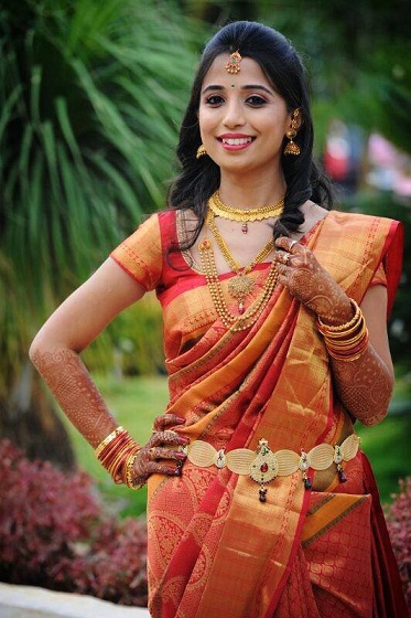 Traditional South Indian Wedding Saree