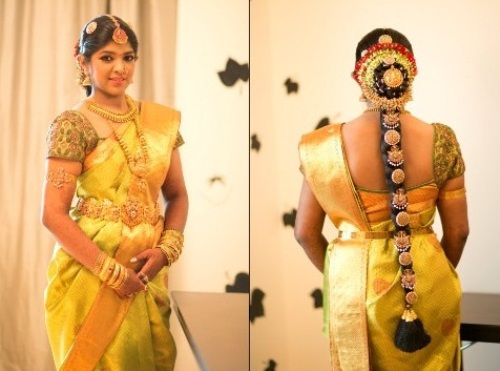 The South Indian Silk Blouse Saree Designs