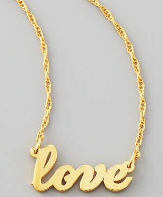 Gold Chains with Letters