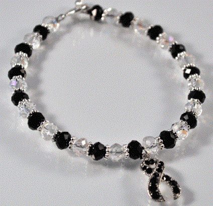 Black and White Crystal Bracelets