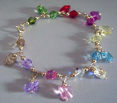 Crystal Charm Bracelets