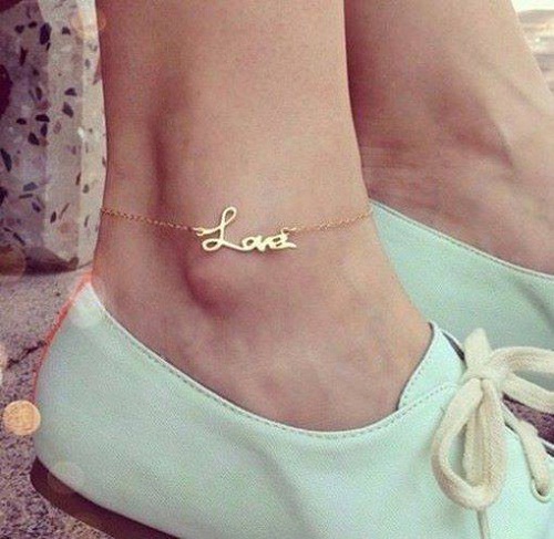 Anklet With Name Design