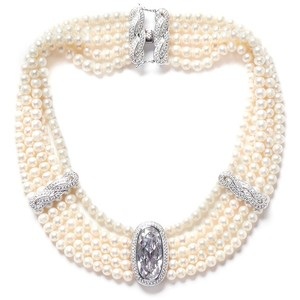 The Diamond Pearl Choker Necklace