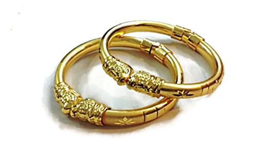 Gold Plated Plastic Bangles