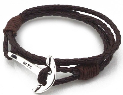 leather-bracelets-designs-anchor-shape-leather-bracelet-for-men