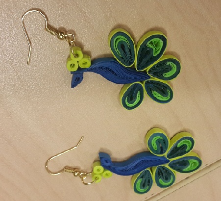 Quilling Earrings  Simple Paper Quilling Earring Designs Online