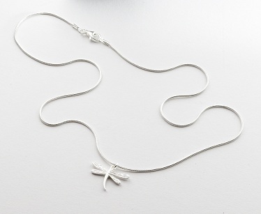 Silver Dragonfly Chain