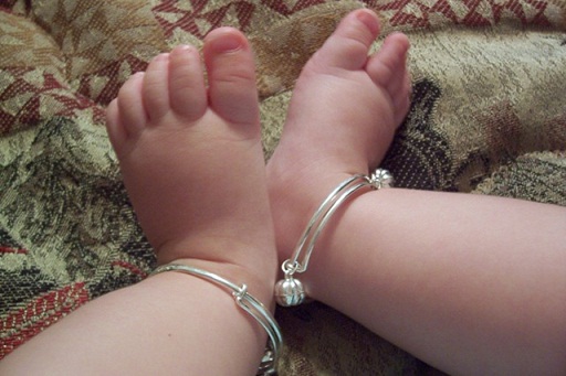 Simple Baby Anklets