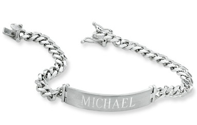 Stunning Metal Name Bracelets for Men