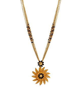 Sunflower Designed Mangalsutra