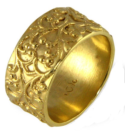 Filigree Antique Gold Ring