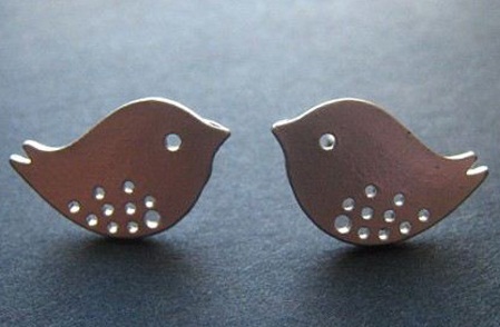 Bird Stud Earrings for Women