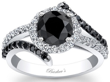 Black and White Diamond Rings