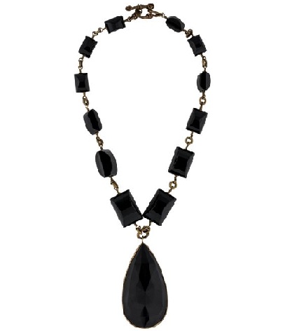 Black Glass Necklace