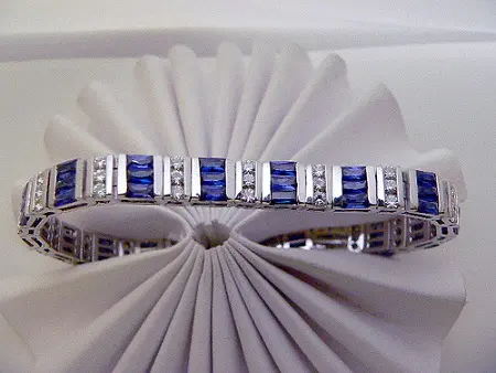 14K Gold  Rubber Bangle Bracelets White and Blue Diamond Bracelet for Men   Mens diamond jewelry Bracelets for men Mens bracelet designs