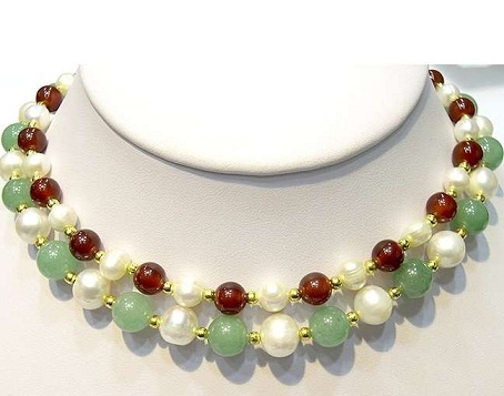 Colorful Pearls Beaded Necklaces