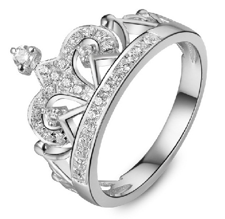 Very Special Crown Silver Ring for Women