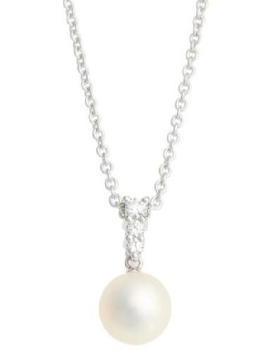 Cultured Necklace with Pearl Pendant