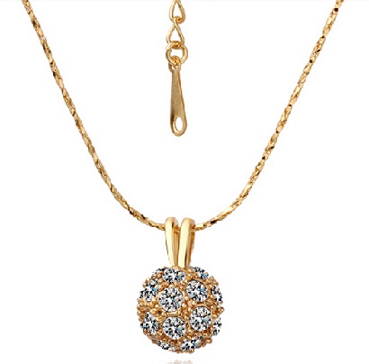 Gold and Diamond Locket Necklace