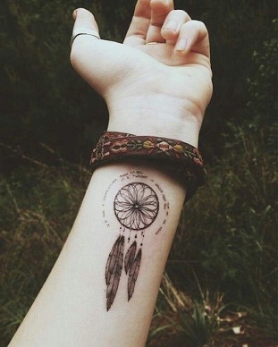 Compass dreamcatcher  Dream catcher tattoo design Sharpie art Compass  tattoo