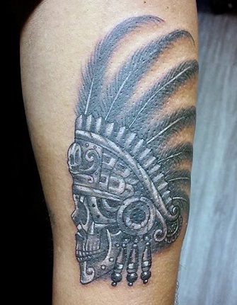 Fabulous Warrior Tattoo Design
