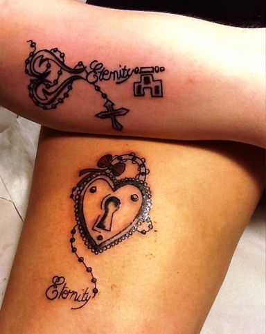 85+ Best Lock and Key Tattoos - Designs & Meanings 2019
