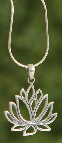 The Lotus Pendant Silver Jewelry