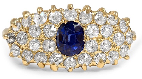 The Margaretta Cocktail Ring Design in Gold