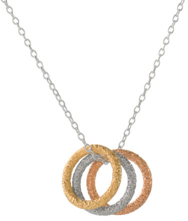 Multi Rings Sparkling Handmade Chain Necklace