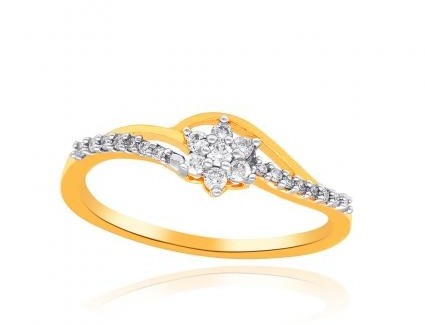 Nakshatra Diamond Engagement Rings in Gold
