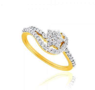Diamond Solitaire 18K Engagement Rings| Surat Diamond Jewelry