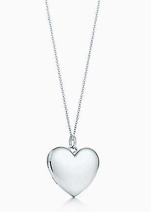 Plain Silver Heart Locket for Women