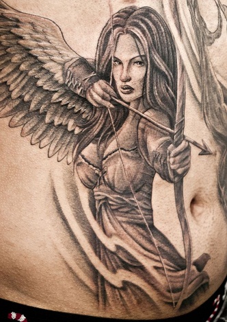 Spectacular Warrior Tattoo Design