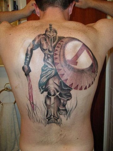 Wonderful Warrior Tattoo Design