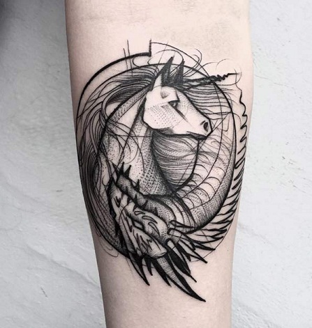 Tattoo uploaded by Alex Leskiewicz • Unicorn / London • Tattoodo