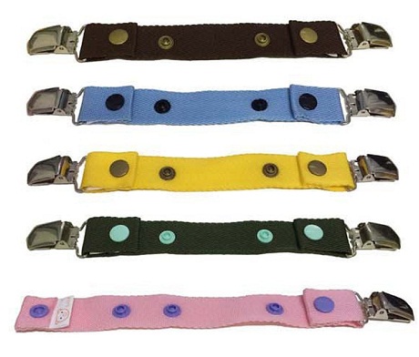 Toddler Kids Adjustable Buckle Belt Elastic Child Silver Buckle Belts for Girls Boys by WELROG 