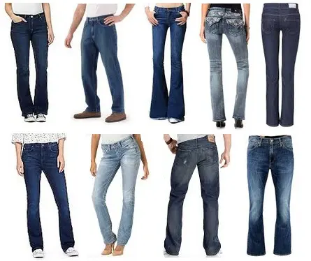 What are Boot Cut Jeans with picture