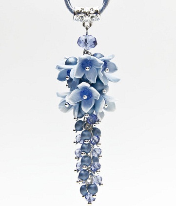 Floral Pendant Designer Jewelry