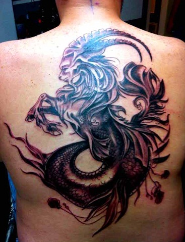 Full-Sized Capricorn Tattoo Design
