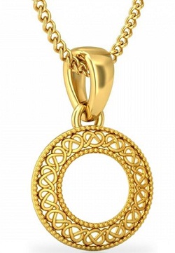 Designer Gold Pendants for Women