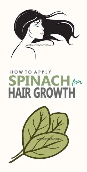 How To Apply Spinach For Hair Growth