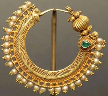 Konkani Nose Ring Design