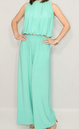 Minty Bliss Jumpsuit for Summer