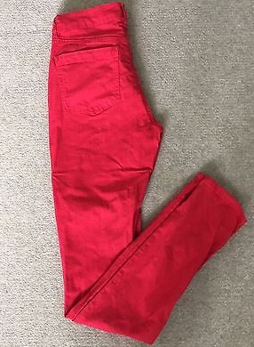 Oasis Cherry Red Jeans