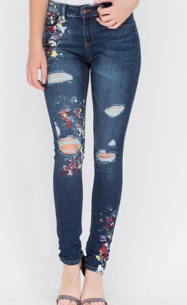 Painting Spot Design Jeans